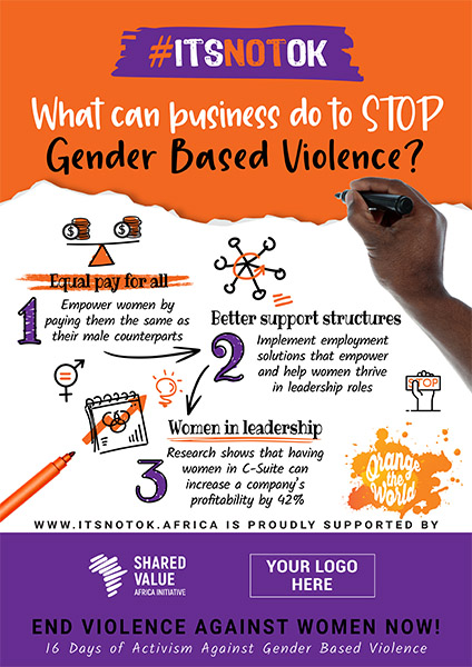 Poster 2 – What can BUSINESS do to stop GBV?