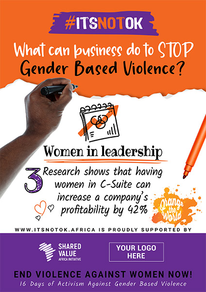 Poster 2C – What can business do? Women in leadership