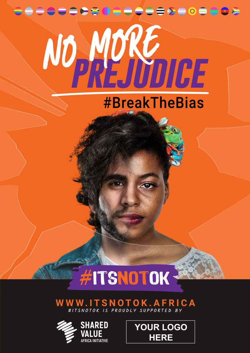 No More Prejudice – #BreakTheBias A3 Poster 1