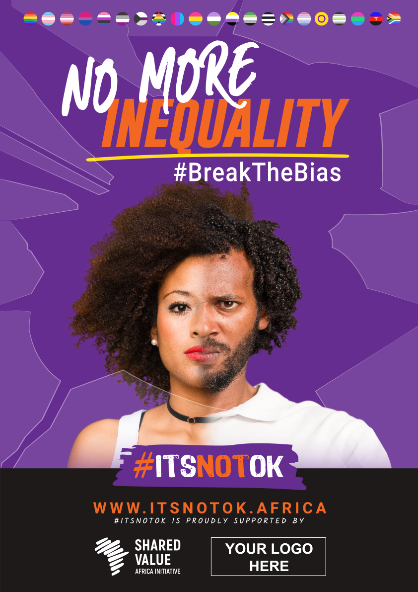 No More Inequality – #BreakTheBias A3 Poster 2